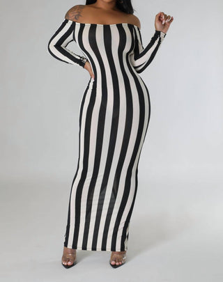 Good Time Usa - Vestido longo justo