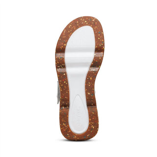 Aetrex - Sandália Esportiva Feminina com Tiras Brancas