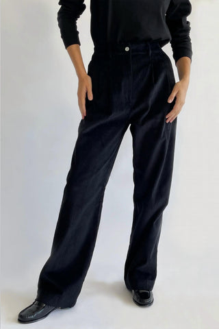 Donni. - Corduroy Pleated Trousers