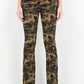 American Bazi - V-cut Camo Flared Pants