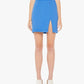 Mother - Side Splitter Mini Skirt