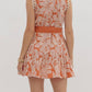 Entro - Embroidered Lace Trim Dress