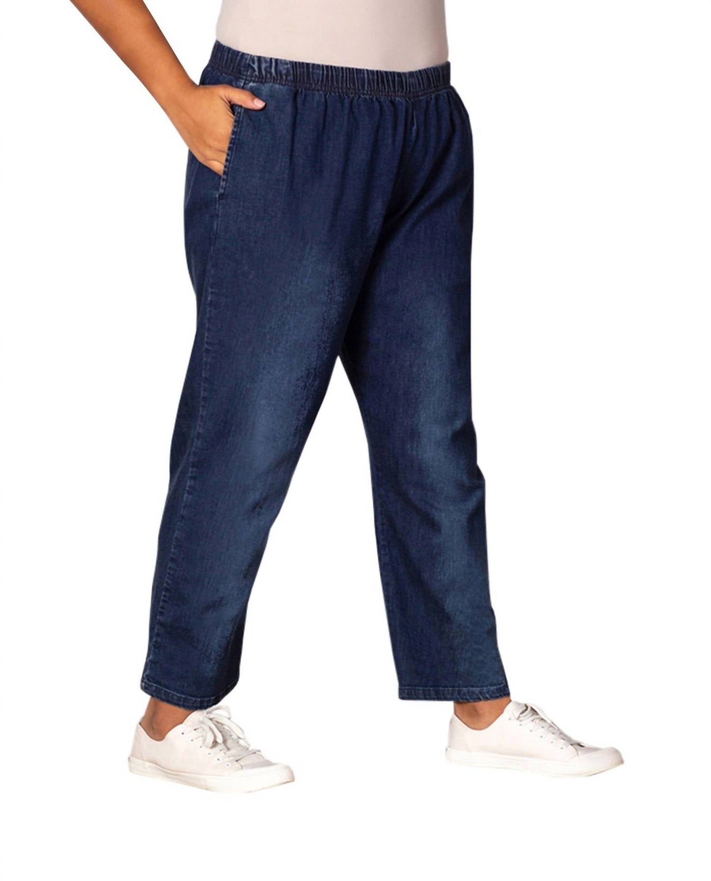 On The Plus Side - Plus Size Premium Denim Relaxed Leg Jeans