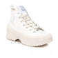 Xti - WOMEN'S CANVAS PLATFORM HIGH-TOP SNEAKERS