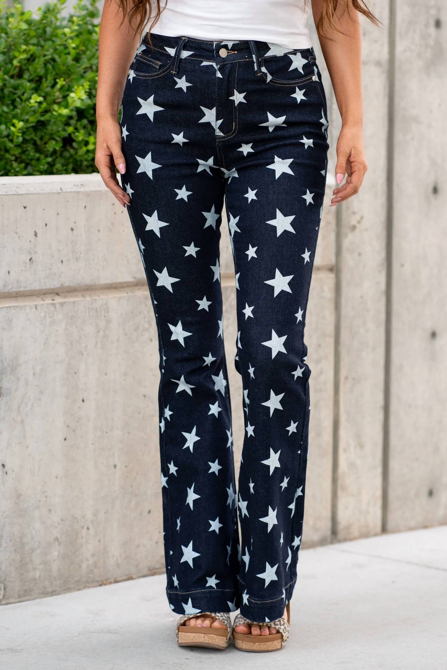 Judy Blue - I'm Seeing Stars Flare Jeans