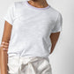 Lilla P - Short Sleeve Colorblock Crewneck Top