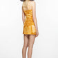 Acne Studios - Dua Tromp L'oeil Print Linen Minidress