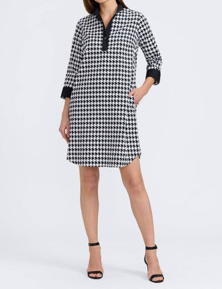 Foxcroft - Women's Sloane Classic Houndstooth Dress