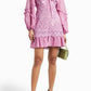 Alexis - Malicha Crocheted Lace And Fil Coupé Georgette Mini Dress