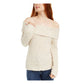 FRESHMAN FOREVER Womens Beige Printed Long Sleeve Blouse Juniors Size: XL