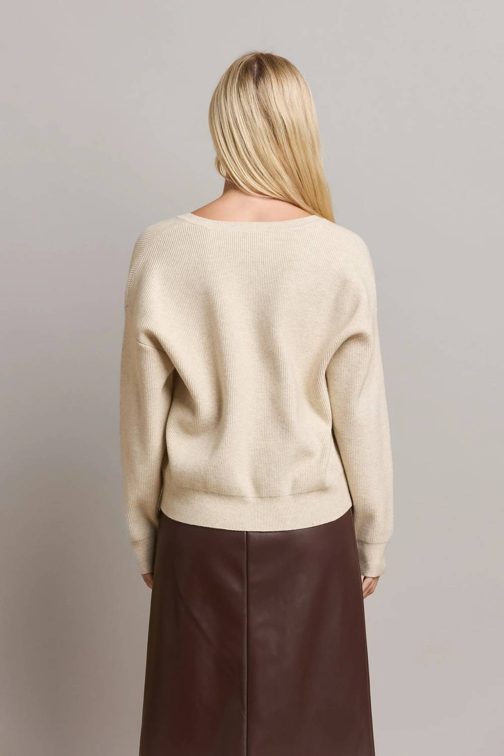 Able - Rhinestone Bow Sweater