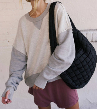 Free People - Bolsa de transporte acolchoada feminina