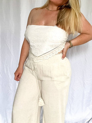 Bucketlist - Blusa bordada Golden Tide feminina