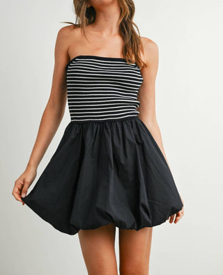 Buttermelon - Bubble Hem Mini Skirt Dress