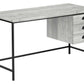 Computer Desk For Home Office, Laptop, 3 Storage Drawers, Contemporary & Modern