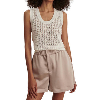 Varley - Ferns Open Knit Tank Top