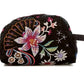 Johnny Was - Colette Velvet Makeup Bag