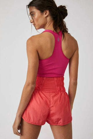 Free People - Top curto longo com arremesso livre