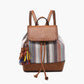 Jen & Co. - Women's Kourtney Two Tone Backpack