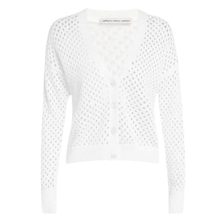 Autumn Cashmere - Solid Mesh Cardigan