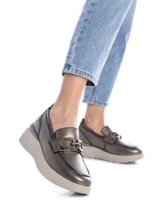 Xti - Mocassins de couro femininos