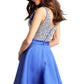 Jovani - Embellished V-neck Bodice Dress
