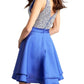 Jovani - Embellished V-neck Bodice Dress