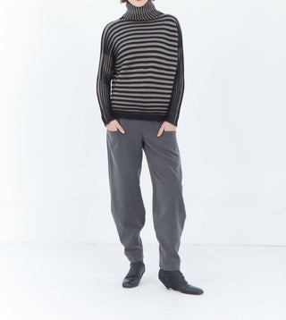 Matthildur - Suéter Timo Stripe Gola Alta