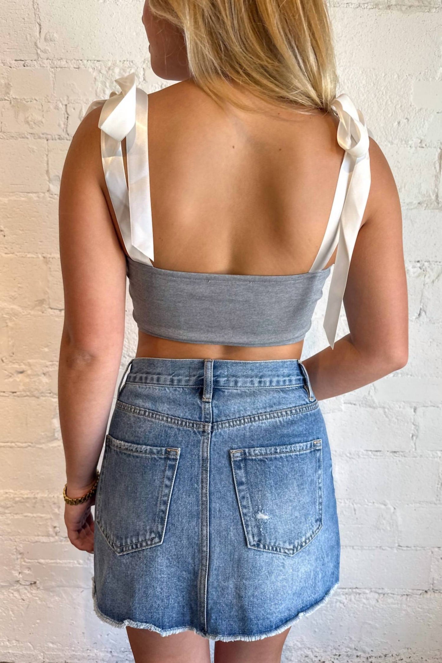 Bayeas - Audrey Mini Denim Skirt