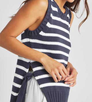 Esplêndido - Regata Zoey Tie com gola redonda