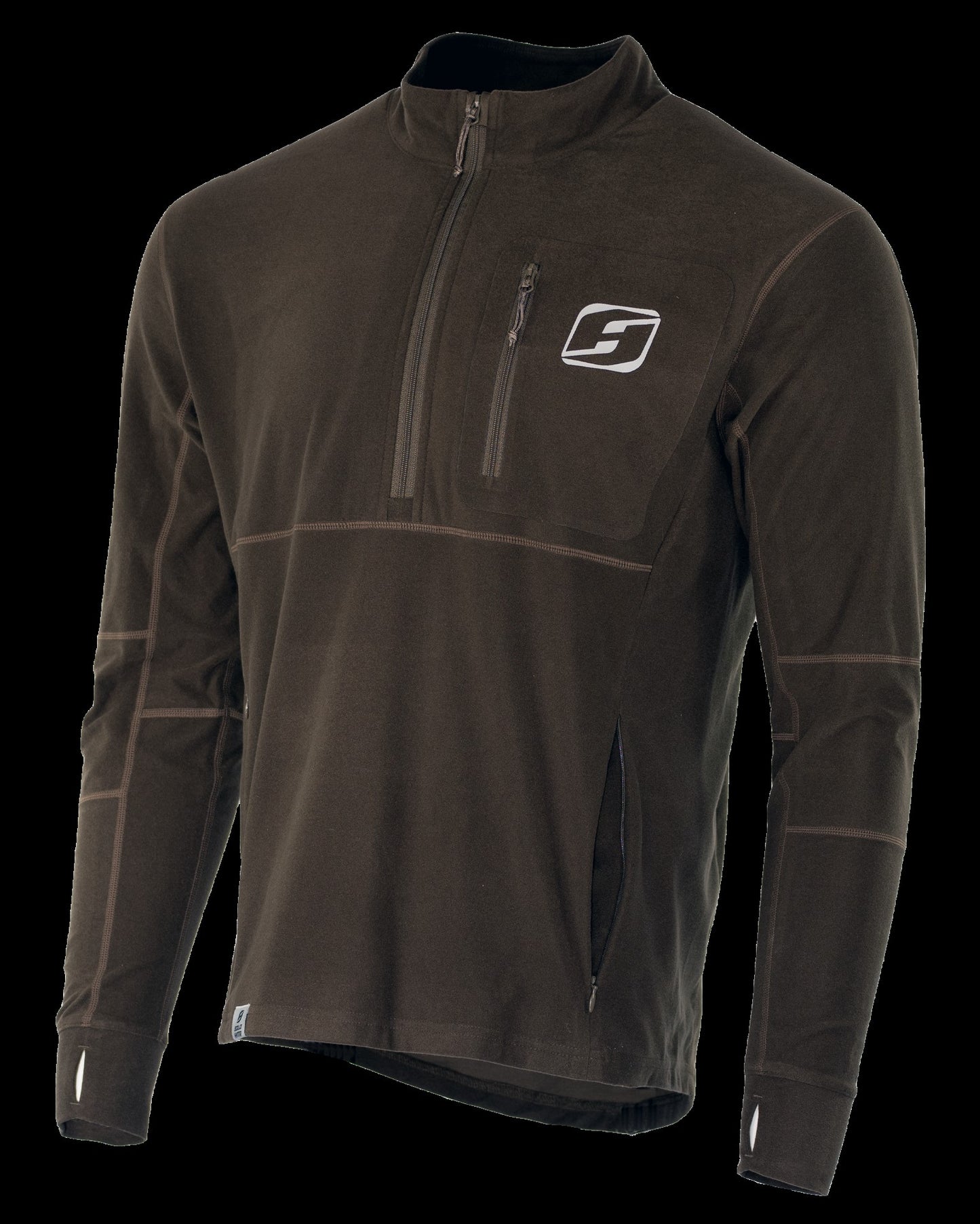 Solo HNTR Stealth 1 4 Zip Pullover 2 XL Weed