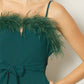 Entro - Feather Trim Jumpsuit