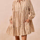 Bibi - Floral Print Buttoned Shirt Dress