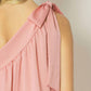 Entro - Satin One Shoulder Top