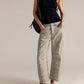 Free People - Good Luck Printed Barrel Jeans