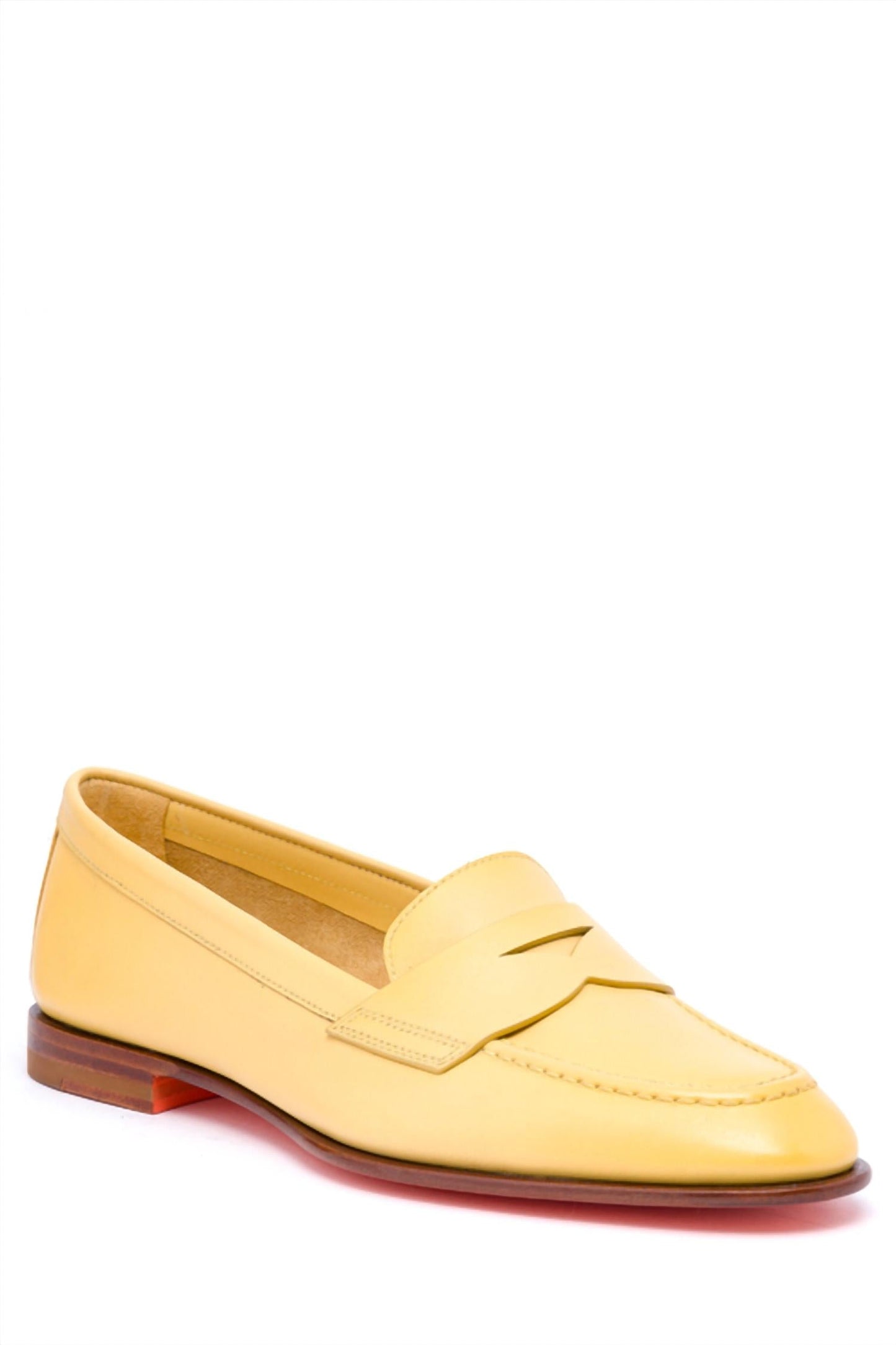 Santoni - Women's Calfskin Leather Penny Loafers