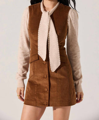 Astr - Gisselle Corduroy Mini Dress