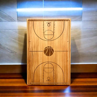 Creative Gifts International - Quadro de madeira para quadra de basquete