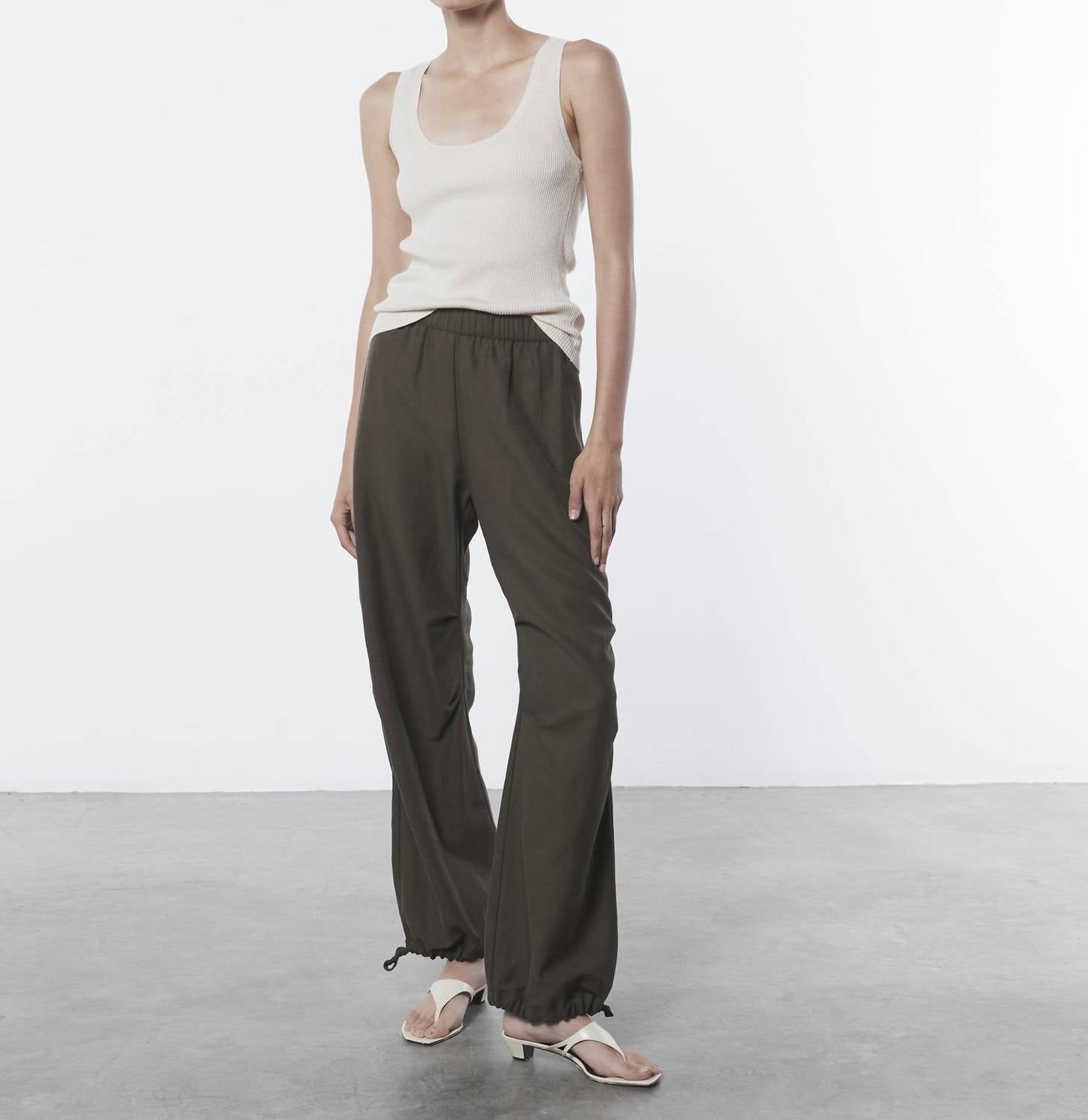 Enza Costa - LINEN KNIT SCOOP TANK