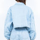 American Bazi - Cropped Denim Jacket With Drawstring