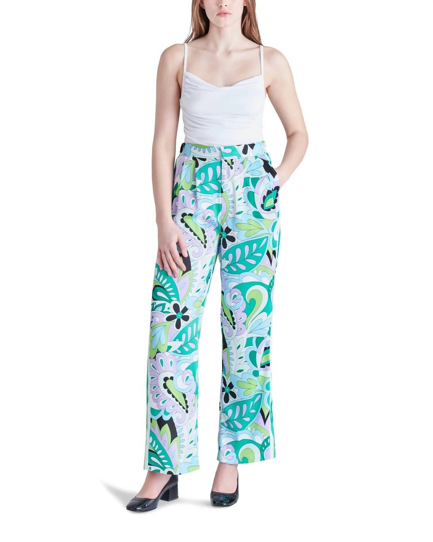 Steve Madden - Isabella Printed Wide Leg Printed Pant