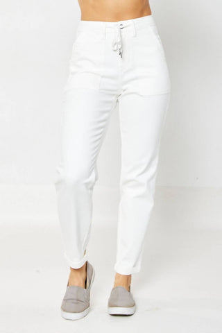 Judy Blue - Calça Jogger Jeans com Punho Duplo