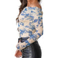 Verte - Marlow Floral Mesh Off The Shoulder Top