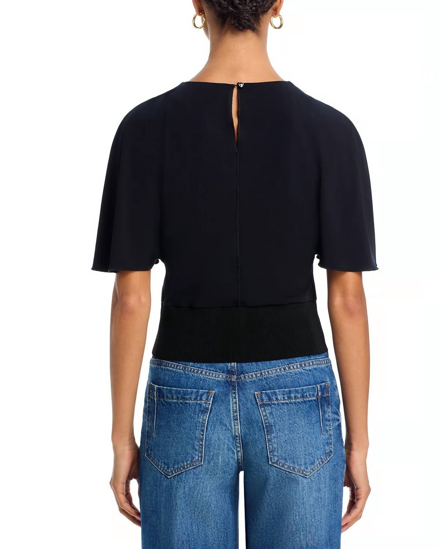 Derek Lam 10 Crosby - Marva Short Sleeve Knit Top