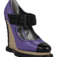 Bottega Veneta - Women's Mary Jane Espadrille Wedge Heel