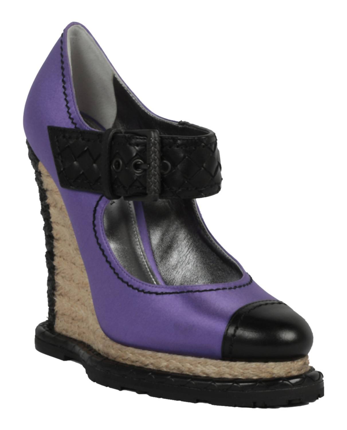 Bottega Veneta - Women's Mary Jane Espadrille Wedge Heel