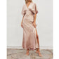 Dress Forum - Rosa Satin Maxi Dress