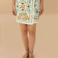 Farm Rio - Folk Floral Mini Skirt