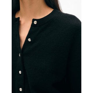 White + Warren - Cardigan de cashmere com strass