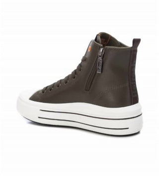 Xti - Botas de cano curto femininas de lona